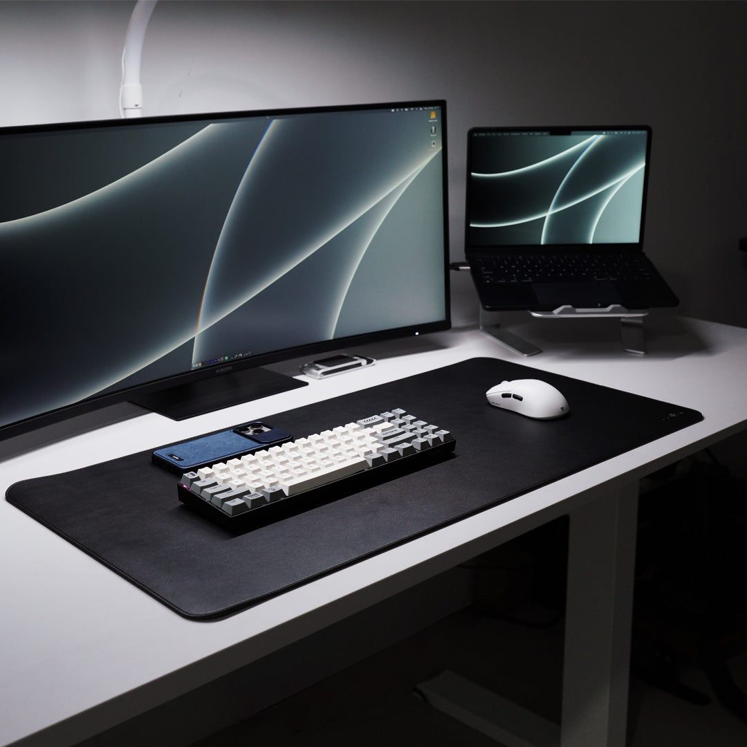 Desk Mat Leather PU + Rubber