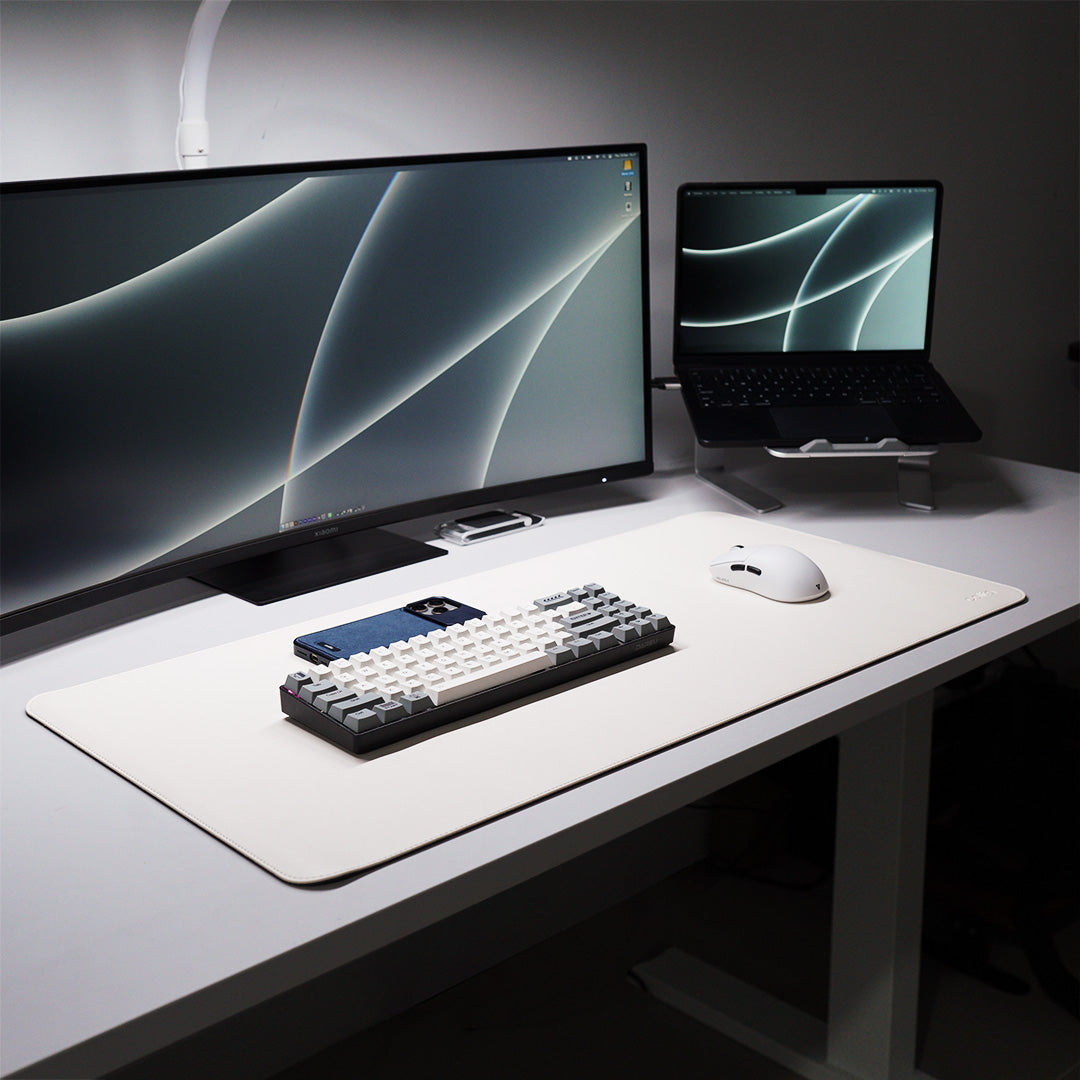 Desk Mat Leather PU + Rubber