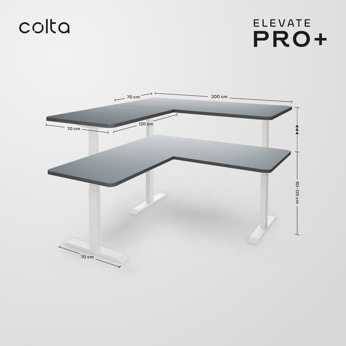 Elevate PRO+ L (EDGE) Desk
