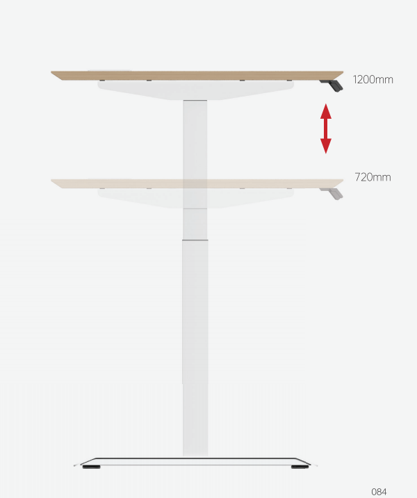 Elevate Arc Dual Desk