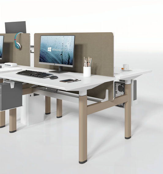Elevate Arc Dual Desk