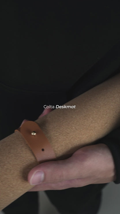 Desk Mat Leather PU + Cork
